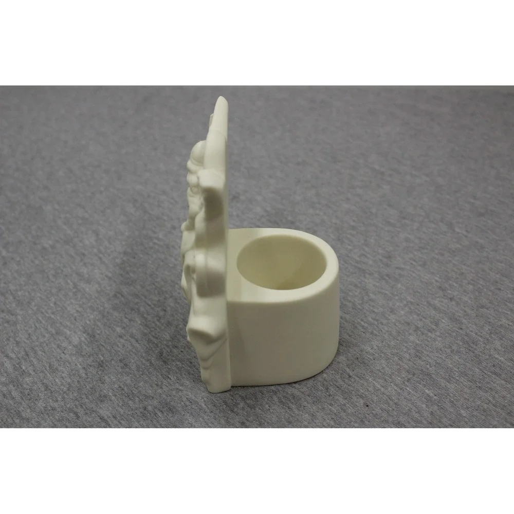 Partylite Votive Holder Cream O Holy Night Angel P411 Bisque Porcelain Christmas
